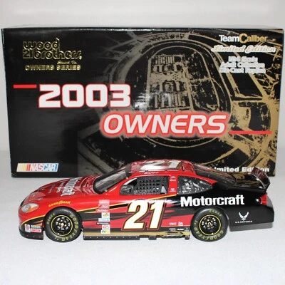 ELLIOTT SADLER 2003 EQUIPO CALIBRE DUEÑOS #21 MOTORCRAFT FORD TAURUS ¡EXRARO! Foto 1 de 4