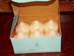 PartyLite Box (6) Butter Pekannuss Votivkerzen V06191 Neu aus altem Lagerbestand - Bild 1 von 2