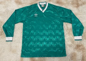 Camicia da calcio vintage anni '80 Umbro taglia L - Foto 1 di 7