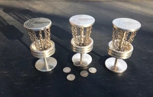 Microputt Mini Disc Golf Basket, Quarter Game, Cake Topper, Great Trophy Frisbee - Picture 1 of 2