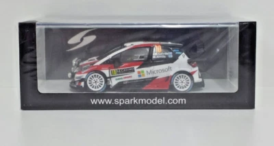1:43 SPARK MODELLINO AUTO TOYOTA YARIS WRC LATVALA RALLY MONTECARLO 2017 DIECAST - Immagine 1 di 4