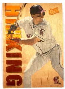 1996 Fleer Ultra HR King #9 Tim Salmon Woodgrain SSP REDEEMED H.R. KINGS GWCARDS