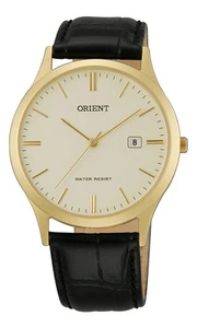 Orient LUNA1001C0 Montre Hommes Doré Classique Analogique Acier Inoxydable - Bild 1 von 2