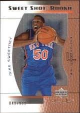 2003-04 Sweet Shot New York Knicks Basketball Card #99 Mike Sweetney Rookie /999