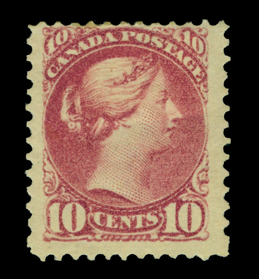 CANADA 1880  Queen Victoria  10c deep lilac rose  Scott # 40b  mint MH  F/VF - Image 1 of 2