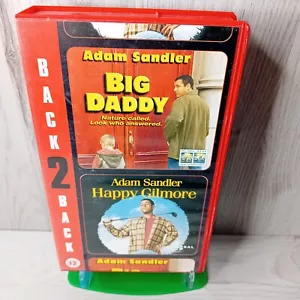 BACK TO BACK BIG DADDY & HAPPY GILMORE VHS - RARE RETRO VIDEO TAPE - Picture 1 of 4