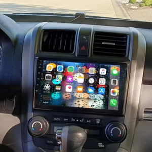 9" Carplay Navi Android 13 For Honda CRV 2007-2011 Car Stereo Radio GPS WIFI SWC - Picture 1 of 17