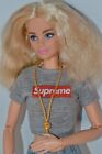 MIX & MATCH BARBIE DOLL JEWELLERY #09 GOLD WHISTLE CHAIN NECKLACE
