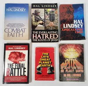 Hal Lindsey Books Lot Of 5 Revelations Prophecy Armageddon Vintage Christian Set - Picture 1 of 11