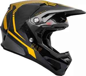 FLY RACING FORMULA CARBON TRACER HELMET GOLD/BLACK SIZE MEDIUM - 73-4441M - Picture 1 of 4