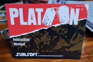Nintendo Platoon NES 1988 MANUAL ONLY NO GAME Authentic Fast Shipping - Picture 1 of 2