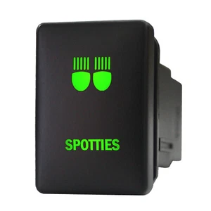 SPOTTIES 922G Push switch 12V For Toyota Tacoma Tundra RAV4 Yaris LED green - Imagen 1 de 1