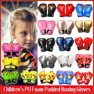 Children Kids Boxing Sparring Training Gloves MMA Kick Boxing Punching Gloves AU - Picture 1 of 43
