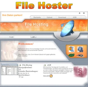 File Hoster - PHP-Script - Bild 1 von 1