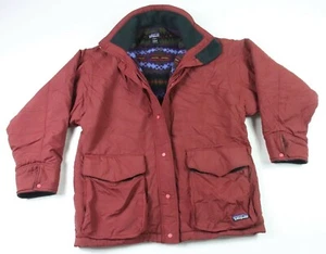 Vintage PATAGONIA Aztec Southwest Softshell Jacket Coat Women Size Small Red S - Picture 1 of 9