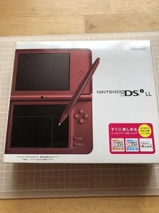 Nintendo DSi LL Wine Red Console with Box s0467M - Picture 1 of 10