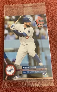 Topps National Baseball Card Day 2018 Los Angeles Dodgers Sealed Chris Taylor NR - Bild 1 von 3