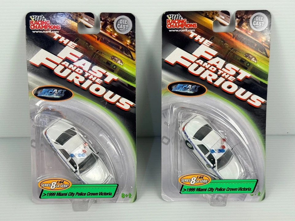 Racing Champions Fast & Furious 1999 Miami City Police Crown Victoria Series 8 - Image 1 of 4