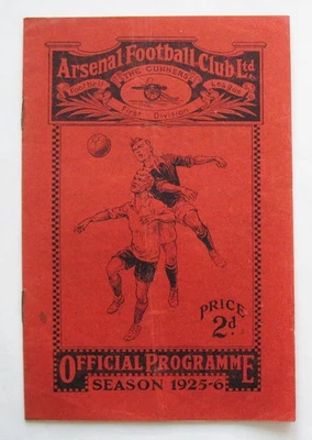 ARSENAL v NEWCASTLE UNITED 1925/1926 *Excellent Condition Football Programme* - Image 1 of 4