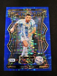 Lionel Messi 2024-25 Panini Select FIFA UNSTOPPABLE BLUE PULSAR PRIZM Card #23 - Bild 1 von 2