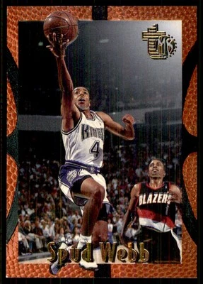 1994-95 Topps Embossed Spud Webb Sacramento Kings #85 - Image 1 of 2