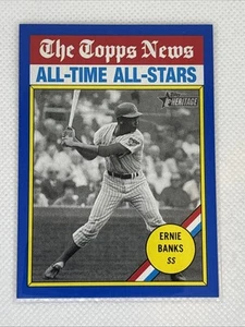 #343 All-Time All-Stars Ernie Banks Dark Blue Border - 2025 Topps Heritage - Bild 1 von 2