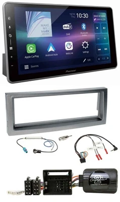 Pioneer Bluetooth USB DAB Lenkrad Autoradio für Citroen C5 ab 2005 grau-metallic - Bild 1 von 4