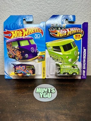 Hot Wheels Kool Kombi Treasure Hunt фиолетовый и HW выставочный зал - Изображение 1 из 4