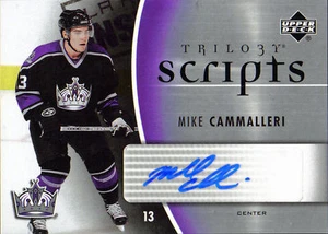 06-07 Upper Deck Trilogy Scripts Mike Cammalleri Auto - Bild 1 von 1