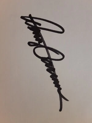 BENNY PARSONS   Autographed/Signed 3×5 Card  HOF  Nascar Champion!  Deceased! - Image 1 of 3