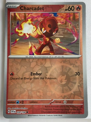 Pokemon - Charcadet 039/198 Sv01: Scarlet & Violet Base Set Reverse Holo 2023 NM - Image 1 of 2