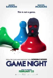 Game Night 27x40 Original D/S Movie POSTER - Picture 1 of 1