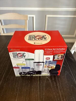 The Original Magic Bullet 17 Piece Hi-Speed Blender-Mixer System Complete Set - Image 1 of 4