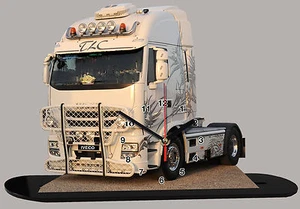 IVECO, MODEL CARS, CAMION, TRUCK iveco-02 en horloge - Picture 1 of 1