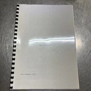 Original “Ain’t Misbehavin’ ” Screenplay/Film Script Joss Ackland Ref#SC - Picture 1 of 5
