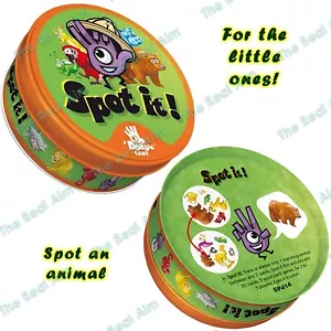 Spot It! Animal Matching Card Game for Kids 4 yo &up Memory Game, Party Games - Picture 1 of 5