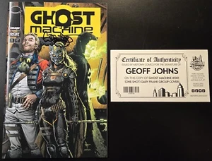 Ghost Machine (2024) #1 Gary Frank Gruppencover SIGNIERT von Geoff Johns mit Echtheitszertifikat - Bild 1 von 6