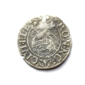 1630 POLTORAK 1/24 thaler SILVER Coin Poland Sweden GUSTAW II ADOLF 3/2 GROSCH - Picture 1 of 2