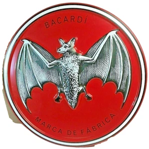 32" Bacardi Superior Rum 3D Bat Double Sided Store Display Marca De Fabrica Sign - Picture 1 of 12
