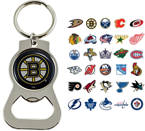 NHL Bottle Opener Keychain - Choose Your Team Cover