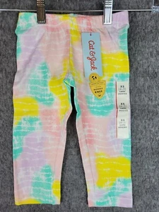 Tie Dye Cat & Jack Capri Leggings Size XS 4-5 - Picture 1 of 6