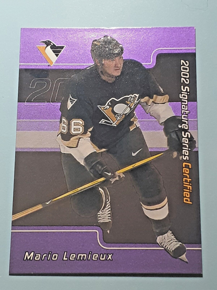 Mario Lemieux Ice Hockey 2000-01 Season Sports Trading Cards Mario Lemieux Ice Hockey 2000-01 Season Sports Trading Cards