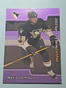 Mario Lemieux Limited /50 In The Game 2002 Signature Series Certified NM-M - Picture 1 of 24