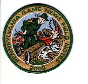 2005 PENNSYLVANIA GAME COMMISSION NEWS FIELD NOTES PATCH (MICHIGAN DEER-PATCH) - Picture 1 of 1