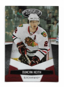 2010-11 Panini Certified Platinum Red /999 #33 Duncan Keith (Blackhawks)