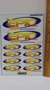 Vintage Trinity TEP9002 EPIC Sticker Sheet (1)  NIB - Picture 1 of 1