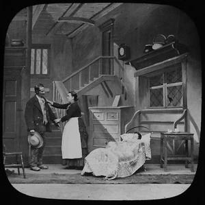 FOTO LITTLE JIM NO4 C1885 Linterna Mágica Diapositiva CUENTO DE HISTORIA SOCIAL VICTORIANA - Imagen 1 de 3
