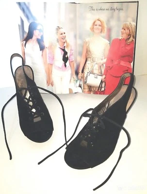 Zapatos de salón Diane Von Furstenberg de gamuza negros talla 10M Foto 1 de 4