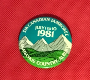 Scouts Canada Button, 5th CJ Kananaskis Country Alberta 1981 - Picture 1 of 4