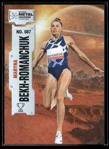 2022 Skybox Metal Universe Maryna Bekh-Romanchuk HOLO FOIL Track and Field #87 - Picture 1 of 2
